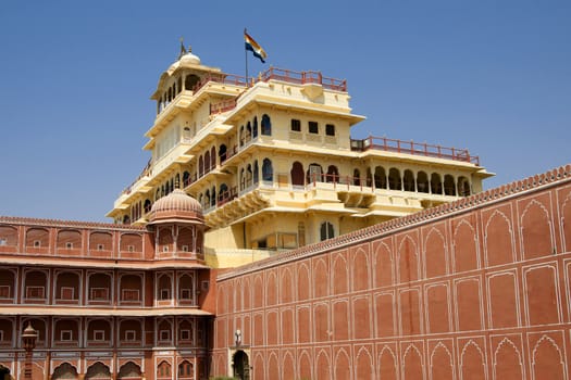 Pitam Niwas Chowk in Chandra Mahal - Cipty Planase in Jaipur, Rajastan, India