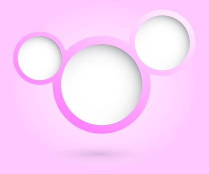 Foam Bubbles. Abstract web design. Illustration.