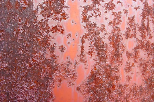 Rusted brown iron background texture