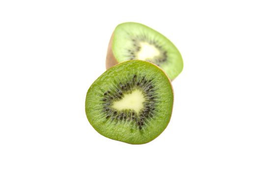 Kiwi fruit isolated on a white background