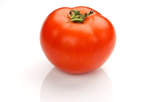 Red Tomato isolated on a white background