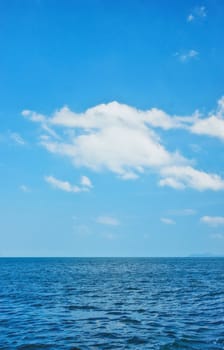 photo of beautiful deep calm blue sea water