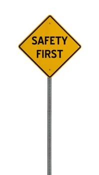 a yellow road sign with a white background for you to use in your design or presentaion.