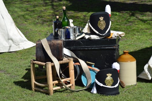 Vintage English army  equipment