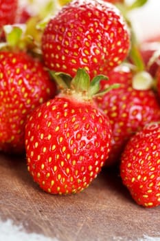 fresh strawberries