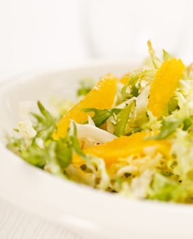 salad with orange