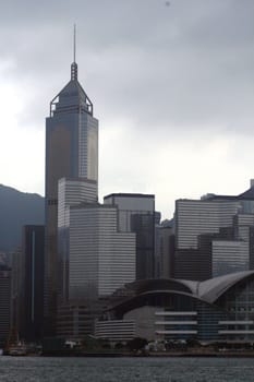 Hong Kong skyline as seen from the Star Avenue