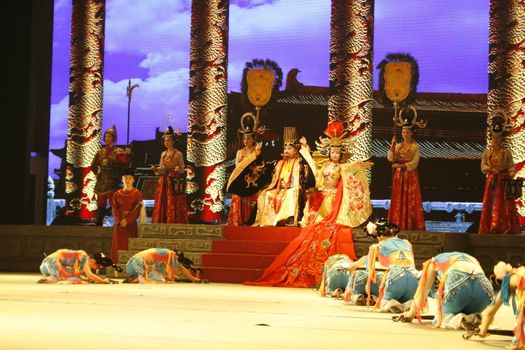 theatre of dancing in Xi'an / Xian, China