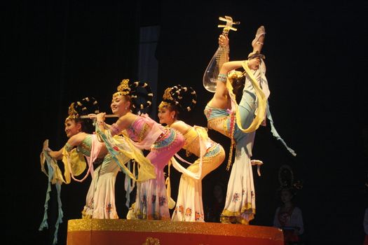 theatre of dancing in Xi'an / Xian, China