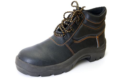 modern working boot isolated on a white background