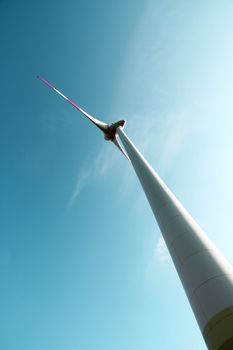 Photo of a Wind energy turbine.