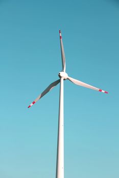 Photo of a Wind energy turbine.