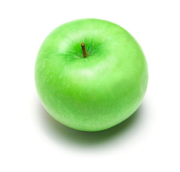 Green apple isolated on white