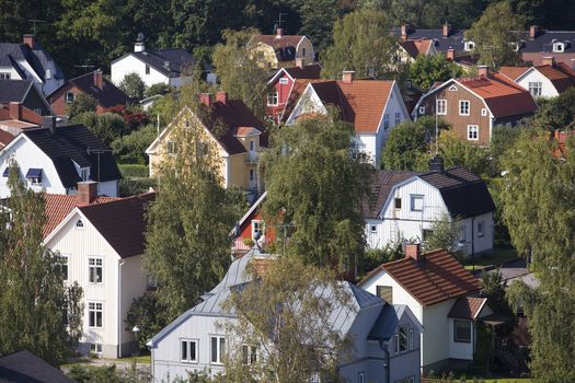 Neighbourhood from High Angle view