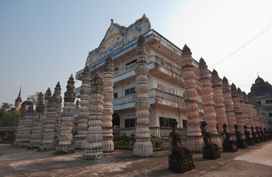 Sala Kaew Ku - Thai temple in hindu style, Nhongkhai Province Thailand 
