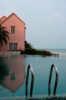 outside of building in Moroccan style 
