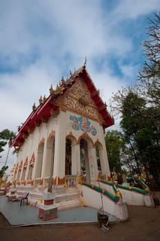 a beautyful Thai Buddhist church in Wat Thai