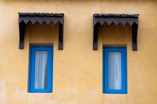 these windows are in Moroccan style