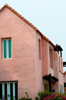 outside of building in Moroccan style 