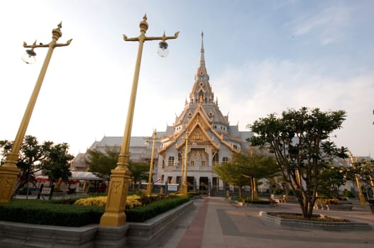 Wat Sothonwararam in The Eastern of Thailand