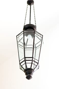 vintage street light lamp on the wall