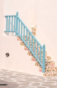 vintage ladder in Greek style