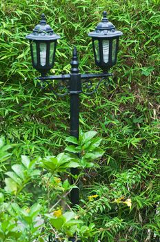twin Lighting in the garden 