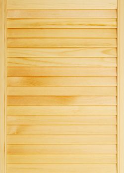 Light brown wooden shutters