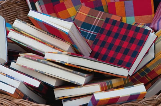this is a group of colorful books