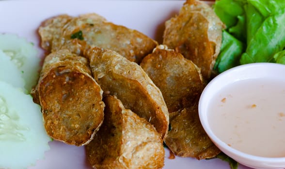 dish of Thai food,HOY JOR