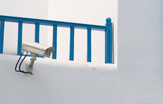Security Camera,CCTV on the wall