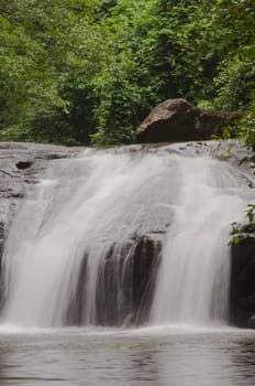 pa la-u waterfall,in Kang Krachan national park Thailand