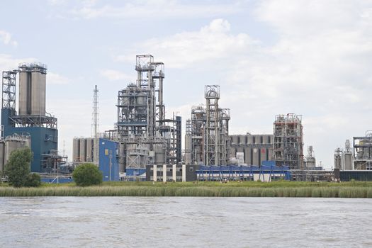 Oil refinery plant near Antwerp in Belgium