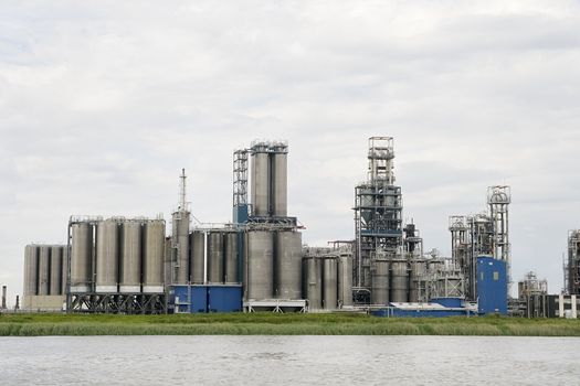 Oil refinery plant near Antwerp in Belgium