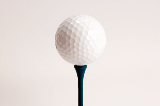 golf ball on white background