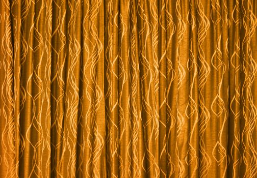 The yellow drapes - Textile background
