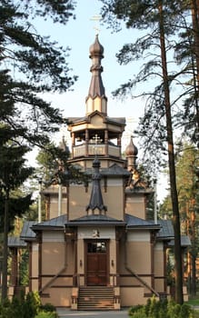 Shrine of St. Seraphim of Sarov, the Wonderworker
Pesochny settlement Leningrad Region. Year of construction 1904. Architect V.Saradinaki
