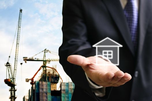 Builder offer the house for living