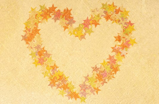 Abstract background with heart