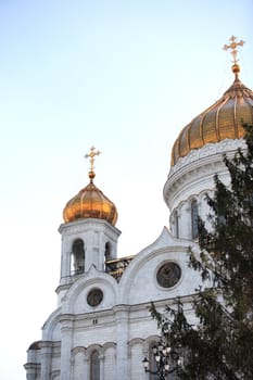 Famous Russian Christ The Saviour Cathedral, Moscow,Russia