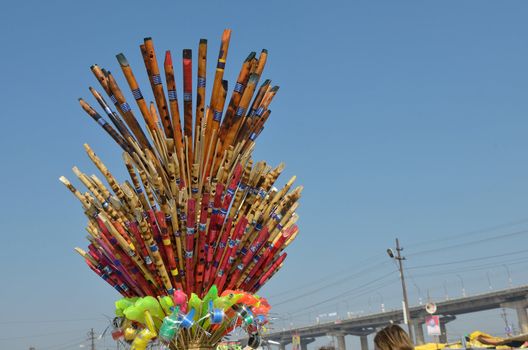 Indian handicrafts, fifes made with cane