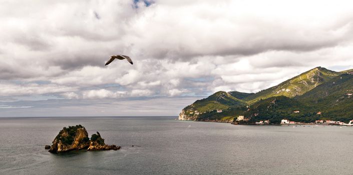 Landscape in the National Park of Arrábida.