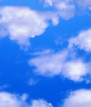 blue sky and clouds