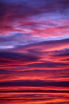 blue sky and clouds