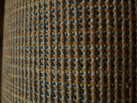 closeup on a section of woven material