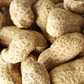 peanuts background macro close up