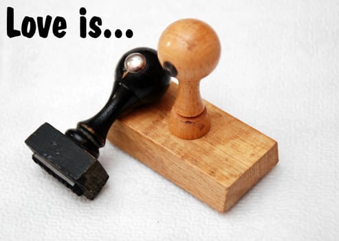 wooden stamps