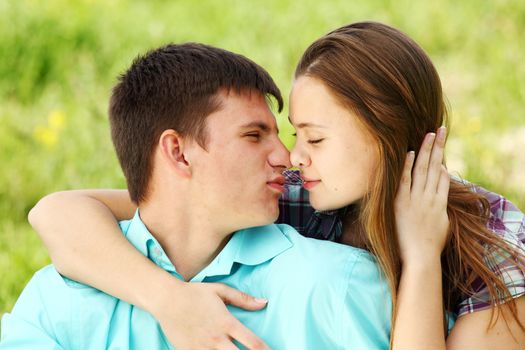 love hug of two lowers