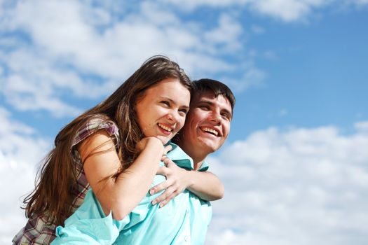 love hug of two lowers