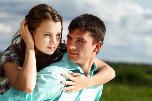 love hug of two lowers